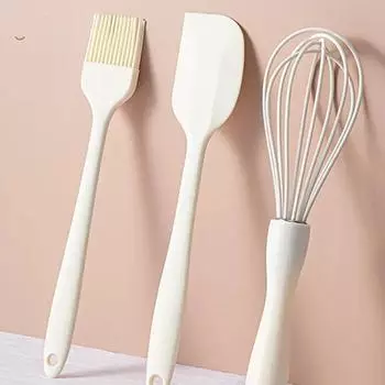 Силиконовые кухонные гаджеты Набор для выпечки Кухонные аксессуары Полезные вещи для кухни Лопатка для крема Взбиватель для яиц Кисточка для масла для барбекю