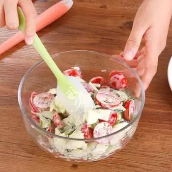 Силиконовые кухонные принадлежности Масло Кондитерские изделия Инструменты для выпечки Лопатка Reposteria Аксессуары для пиццы Формочка для печенья Скребок Термостойкий оранжевый