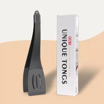 Силиконовые кухонные щипцы, 13-дюймовый зажим для барбекю из нержавеющей стали премиум-класса, универсальный зажим для барбекю, шпатель для зажима для хлеба/зажим для жареного стейка/переворачивания рыбы One Size красный