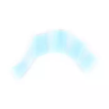 Силиконовые ласты для плавания, ласты для бассейна, ласты с половиной пальцев, тренировочные веб-перчатки для плавания M синий