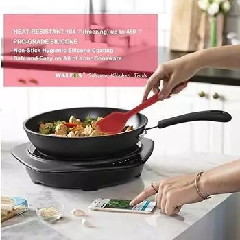 Силиконовые лопатки, резиновая ложка-лопатка, термостойкая ложка, бесшовная лопатка, антипригарные скребки, инструмент для смешивания при выпечке фиолетовый