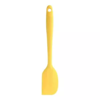 Силиконовые лопаточки, скребок для сливочного масла, термостойкий кухонный инструмент для смешивания выпечки тортов(желтый) жёлтый