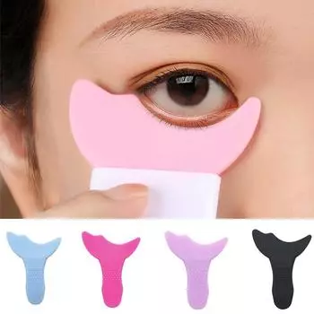 Силиконовые многофункциональные вспомогательные боги для макияжа глаз с частицами, нескользящие инструменты для макияжа, вспомогательная кисть-аппликатор для ленивой кожи серый