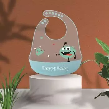 Силиконовые нагрудники для младенцев и малышей - Нагрудники для кормления - Не содержат бисфенол-А - Регулируемые - Водонепроницаемые - Мягкие - Прочные лимон