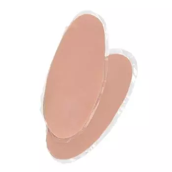 Силиконовые накладки на голени, самоклеящиеся корректоры для голеней, многоразовые силиконовые корректоры для голеней, корректирующие кривые S Size бежевый