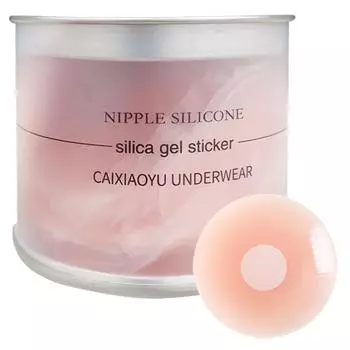 Силиконовые накладки на соски большие прозрачные круглые БЕСПЛАТНО, 12 штук