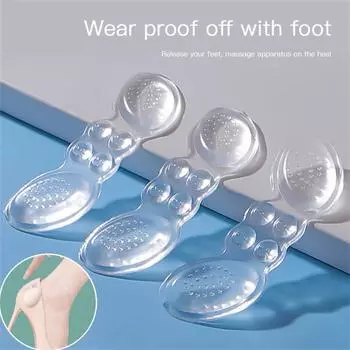 Силиконовые наклейки на пятки для женщин, противоскользящие подушечки для пяток, нескользящие вставки, подушечки для ухода за пятками ног 3mm