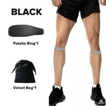 Силиконовые наколенники для сухожилий надколенника, поддержка колена, фиксированная защита, спортивная поддержка колена, гибкий уход за коленом, наколенник, ремень для надколенника 1PC