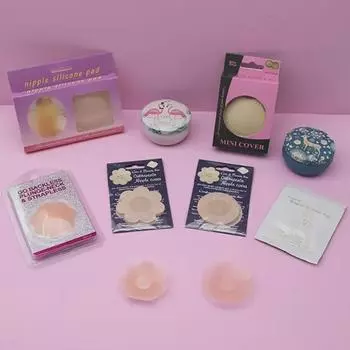 Силиконовые невидимые бесшовные накладки на соски — противоударные, дышащие, тонкие, для свадебных платьев и летней одежды Bare