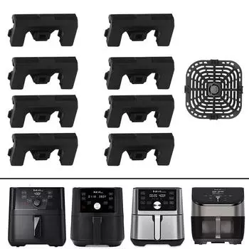 Силиконовые ножки для мелкой бытовой техники, паровой лист, воздушная фритюрница, более четкая пластина 8 Packs/1 Set Air Fryer Bumpers