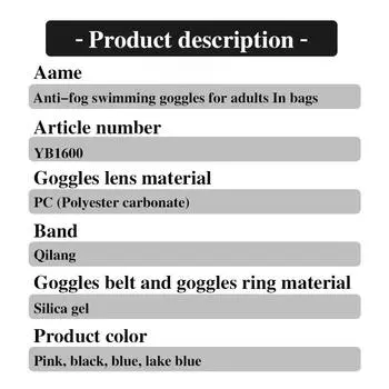 Силиконовые очки для женщин HD, мужские, водонепроницаемые и противотуманные, для дайвинга, маленькая оправа, взрослые, плавательные очки для детей Other