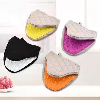 Силиконовые перчатки против ожогов, термостойкие рукавицы для гриля