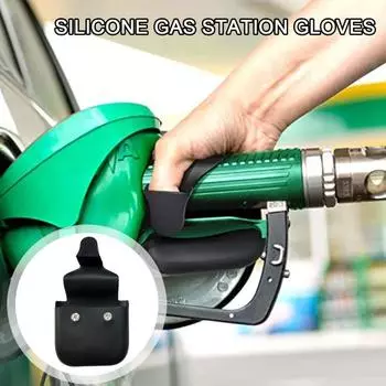 Силиконовые перчатки Yousheng Нескользящие Удобные в использовании Легко очищаемые Магнитные заправочные перчатки Многоразовые универсальные заправочные перчатки оранжевый