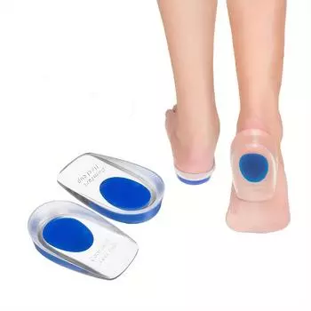 Силиконовые подпяточники для обуви, подпяточники для регулировки размера обуви, стельки для ухода за ногами для облегчения боли в пятке 33-38 синий