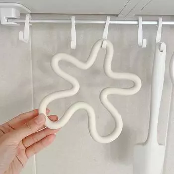 Силиконовые подставки под чашки для кухни, нескользящие термостойкие коврики, подставки под кофе в форме цветка, нестандартные подставки под кружки для напитков 16.5X16.5X0.9cm