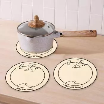 Силиконовые подставки под напитки, противоскользящий коврик для стола, теплоизоляционный защитный коврик для стола, обеденный коврик для дома A