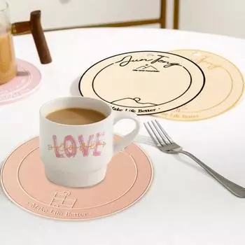 Силиконовые подставки под напитки, противоскользящий коврик для чашки, теплоизоляционный защитный коврик для стола, обеденный коврик для B