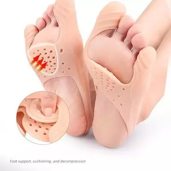 Силиконовые подушечки для переднего отдела стопы, разделительные подушечки для пальцев ног, стельки для обуви, корректоры для пальцев ног, гелевые подушечки для ухода за ногами