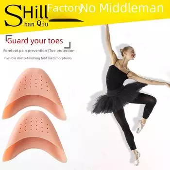 Силиконовые противоизносные защитные накладки на пальцы ног для высоких каблуков White