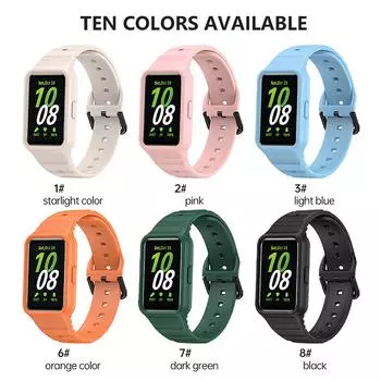 Силиконовые ремешки для часов Fit 3 Wrist Straps Сменные ремешки для запястья Быстросъемные ремешки с защитой от пота Ремешок для часов чёрный