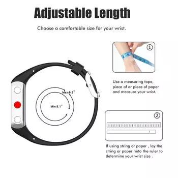 Силиконовые ремешки для часов Запасные ремешки Мягкий удобный двухцветный ремешок для часов Совместимый для POLAR красный