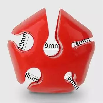 Силиконовые ремни для держателя удочки с 5 отверстиями, легкие стяжки для рыболовных снастей, рыболовные принадлежности, силиконовое хранилище для удочек жёлтый