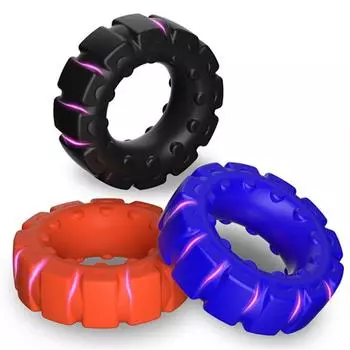Силиконовые шины для члена, кольца для пениса, удерживающие мошонку, мужская задержка эякуляции, длительная эрекция, игры для взрослых, секс-игрушки для мужчин, многоразовые 2.4 cm