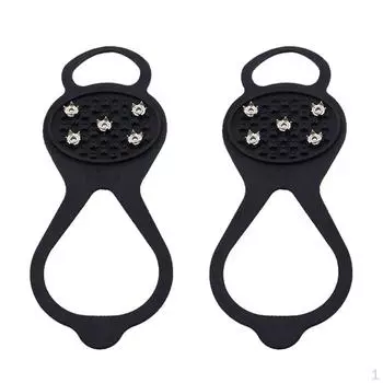 Силиконовые шипы 5 для обуви, противоскользящие красный