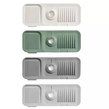 Силиконовые смесители Водоуловители Мат Смесители Коврик для кухонной раковины Протекторы Анти-брызги Столешница Раковина Дренажная подушка D