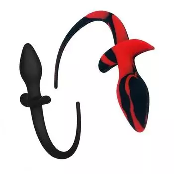 Силиконовые собачьи хвосты, анальные игрушки, стимулятор точки G, анальная пробка, расширитель, секс-игрушка для взрослых