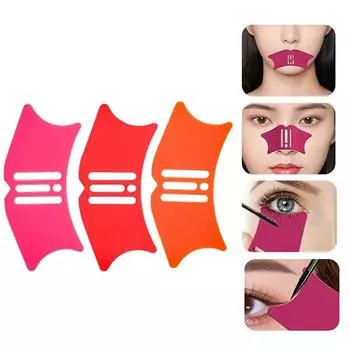 Силиконовые средства для макияжа носа, тени для носа, инструмент для макияжа, профессиональная подводка для глаз, трафареты для макияжа, косметические вспомогательные инструменты для ремонта розы красного