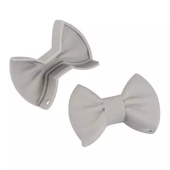 Силиконовые теплоизоляционные зажимы Yunfeng Bowknot, 2 шт. - Гаджеты для креативной кухни 2 pieces серый