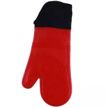 Силиконовые термостойкие перчатки, инструменты для приготовления барбекю, кухонные варежки для микроволновой печи, перчатки для духовки оранжевый