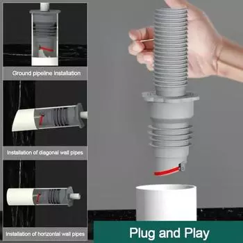 Силиконовые уплотнительные кольца для канализационных труб Предотвращение запаха Не запах уплотнительные кольца для канализационных труб Коррозионностойкий силиконовый уплотнитель S