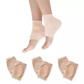 Силиконовые увлажняющие подушечки для ног Arem Heel Exfoliation, 2 шт., 4 комплекта