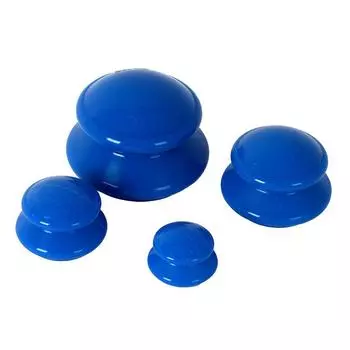 Силиконовые вакуумные банки, массажные чашки для тела, задняя часть, Гуа Ша, присоска Ventosas