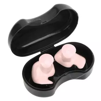 Силиконовые водонепроницаемые пылезащитные спиральные беруши для детей и взрослых, плавательный аксессуар синий