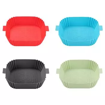 Силиконовые воздушные фритюрницы, термостойкие сменные аксессуары для сковороды-гриля Red