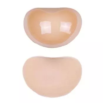 Силиконовые вставки в бюстгальтер One size бежевый