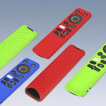 Силиконовые защитные чехлы для контроллеров для чехла для пульта дистанционного управления 30/40 дюймов, приятный для кожи чехол, чехлы, аксессуары чёрный
