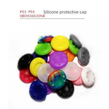 «Силиконовые защитные колпачки для джойстиков игровых контроллеров PS3/PS4/PS5/360/ONE Pro» чёрный
