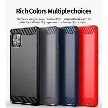 Силиконовые защитные матовые чехлы для LG Q92 5G мягкие противоударные чехлы из углеродного волокна для LG Q92 роскошные чехлы для телефонов Coque Fundas чёрный