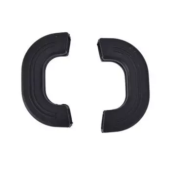 Силиконовые защитные приспособления для ручек кастрюль, предотвращающие ожоги, нескользящие зажимные рукава, термостойкие S чёрный