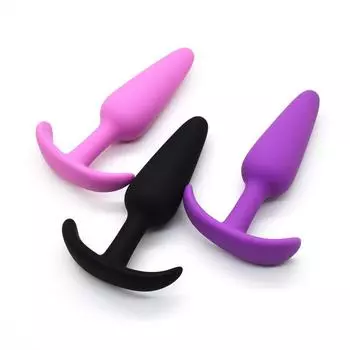Силиконовый анальный массажер для тела небольшого размера, анальная пробка, игрушки для мужчин и женщин S
