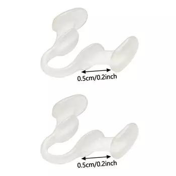 Силиконовый антихраповый носовой расширитель улучшает сон силиконовый зажим для носа помощь во сне профилактический гаджет антихраповые устройства помощь B белый
