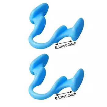Силиконовый антихраповый носовой расширитель улучшает сон силиконовый зажим для носа помощь во сне профилактический гаджет антихраповые устройства помощь B синий