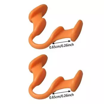 Силиконовый антихраповый носовой расширитель улучшает сон силиконовый зажим для носа помощь во сне профилактический гаджет антихраповые устройства помощь B оранжевый