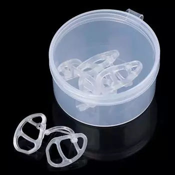 Силиконовый антихраповый расширитель носа, антихраповый зажим для носа 4 x 3 cm