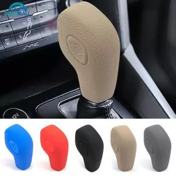 Силиконовый автомобильный чехол для рычага переключения передач, хомуты для рычага переключения передач, чехол для рычага переключения передач, декоративный чехол для Ford Fiesta New Focus Mondeo A2T5 чёрный