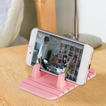 Силиконовый автомобильный держатель для телефона и планшета — компактный и гибкий дизайн чёрный